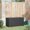vidaXL Storage Chest Black