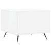 vidaXL Coffee Table Set of 2 High Gloss White Engineered Wood