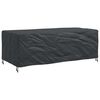 vidaXL Furniture Cover Plain Black 90.16 x 44.49 x 28.74 in 600D