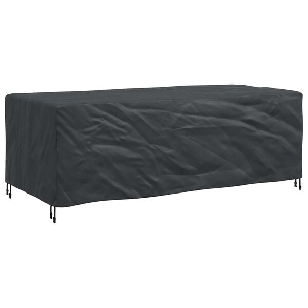 vidaXL Furniture Cover Plain Black 90.16 x 44.49 x 28.74 in 600D
