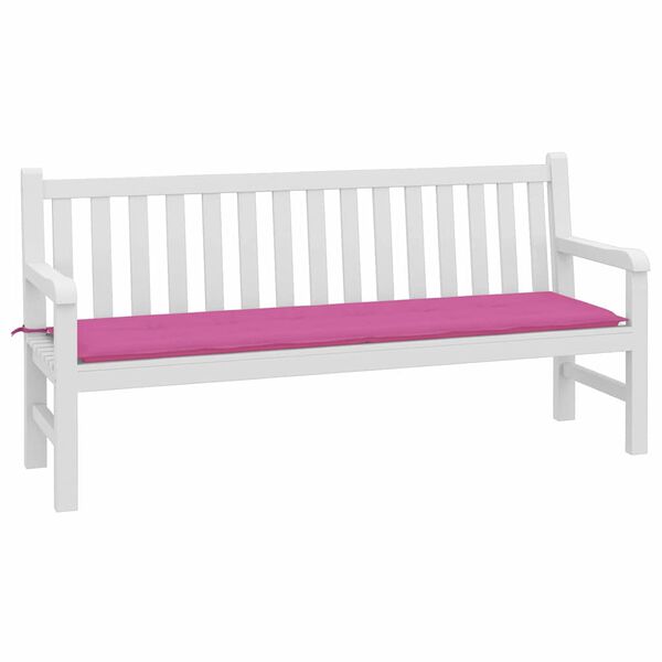 vidaXL Garden Bench Cushion Pink 70.9" x 19.7" x 1.6" Oxford Fabric