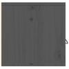 vidaXL Wall Cabinet Set of 2 Grey Solid pinewood, engineered wood