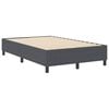 vidaXL Platform Bed Frame Dark Grey 47.24 x 74.80 in Fabric