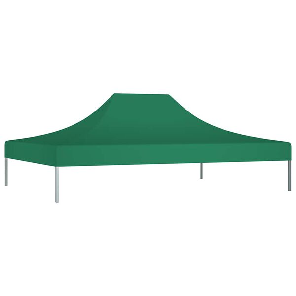 vidaXL Party Tent Roof Green 600D oxford fabric with PVC coating