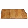 vidaXL Table Top 31.5"x31.5"x1.5" Live Edge Solid Wood Mango