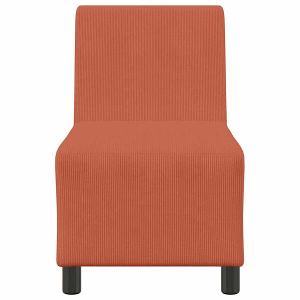 vidaXL Modular Sofa Unit Armless Orange 21.65 x 29.13 x 32.28 in