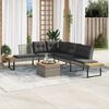 vidaXL Garden Sofa Set Grey