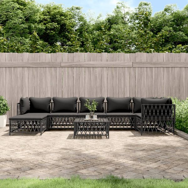 vidaXL Garden Lounge Set Anthracite