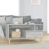 vidaXL Coffee Table Concrete Gray Engineered wood Medium Coffee Table