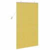 vidaXL Roller Blind with Curtains Yellow 31.50 x 62.99 in Bamboo