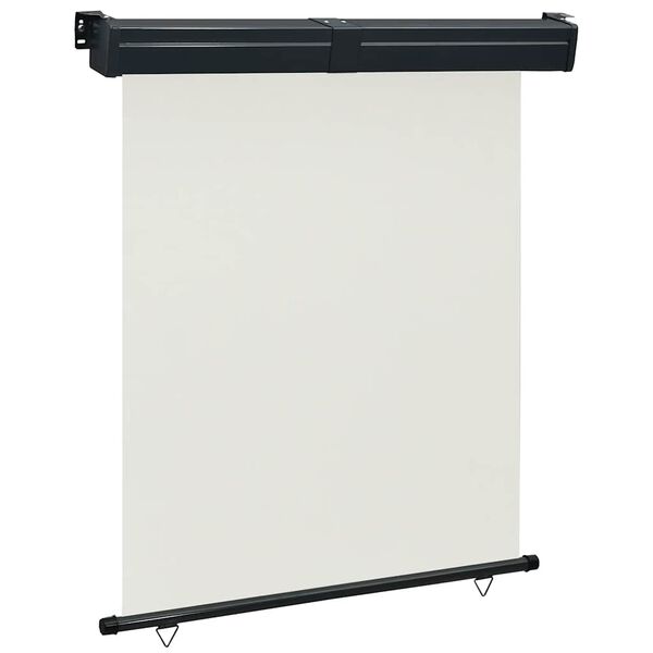 48425 vidaXL Balcony Side Awning 57.1"x98.4" Cream