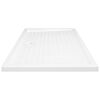 vidaXL Shower Base Tray with Dots White 31.5"x47.2"x1.6" ABS