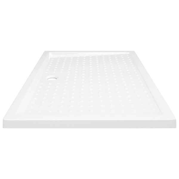 vidaXL Shower Base Tray with Dots White 31.5"x47.2"x1.6" ABS