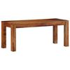 vidaXL Bench Honey Solid Acacia wood Medium Durable Bench