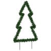 vidaXL Christmas Light Decoration Warm white, Black, Green Iron, PVC