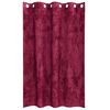 vidaXL Curtain with Curtains 2 pcs Wine Red 175 x 140 cm Velvet