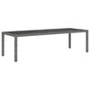 vidaXL Outdoor Dining Set Grey