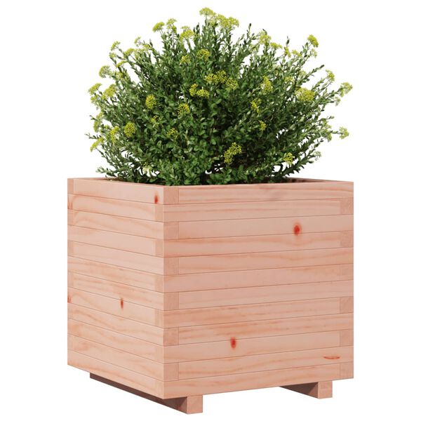vidaXL Garden Planter Natural Wood Solid Douglas Fir Wood