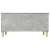vidaXL Coffee Table Concrete Grey Engineered wood, Solid eucalyptus wood