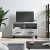 vidaXL TV Cabinet Concrete Grey Engineered Wood Medium TV Cabinet