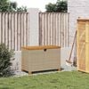 vidaXL Garden Storage Box Beige and Brown