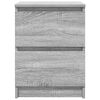 vidaXL TV Cabinet Grey Sonoma Engineered Wood 15.7 x 13.8 x 21.3 in
