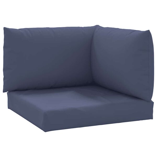 vidaXL Pallet Cushion Navy Blue Oxford fabric (100% polyester)