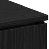 vidaXL TV Cabinet Black Oak 39.37 x 14.96 x 19.29 in Engineered Wood