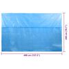 vidaXL Pool Cover Blue Polyethylene 157.5 x 78.7 in Durable Pool Cover