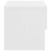 vidaXL Wall-mounted Bedside Cabinet Set of 2 High Gloss White