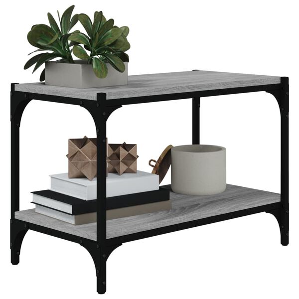 vidaXL TV Cabinet Grey Sonoma Engineered wood Small TV Cabinet