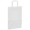 vidaXL Paper Bags 50 pcs with Handles White 21x11x31 cm