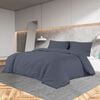 vidaXL Duvet Cover Set Anthracite Microfiber 53.1 x 78.7 in Lightweight