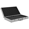 vidaXL Gun Case Aluminum ABS Silver