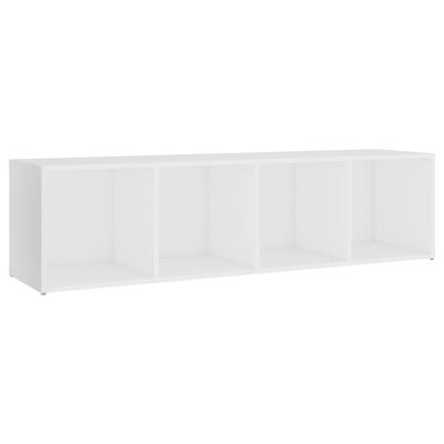 vidaXL 5 Piece TV Cabinet Set White Chipboard