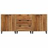 vidaXL Sideboard 3 pcs Brown 23.6" x 13" x 29.5" Solid Acacia wood
