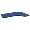 vidaXL 4 Bow Bimini Top Navy Blue 95.7"x(90.6"-96.1")x53.9"