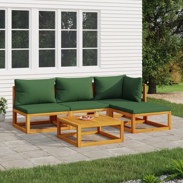 vidaXL Garden Lounge Set Green