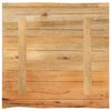 vidaXL Table Top Natural Solid mango wood 23.6 in x 23.6 in Durable