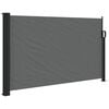 vidaXL Retractable Side Awning Anthracite 100% polyester with PU coating