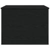 vidaXL Storage Box Black oak 23.62 x 16.54 x 18.11 in Engineered Wood