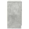 vidaXL Bedside Cabinet Set of 2 Concrete grey Engineered wood