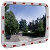 vidaXL Convex Traffic Mirror Rectangle 23.6 x 31.5" with Reflectors