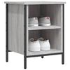 vidaXL Shoe Cabinet Grey sonoma Engineered wood Small Shoe Cabinet