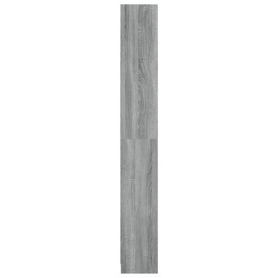 vidaXL 5-Tier Book Cabinet Gray Sonoma 15.7"x9.4"x68.9" Engineered Wood