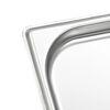 vidaXL Gastronorm Containers 12 pcs GN 1/3 0.79" Stainless Steel