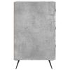 vidaXL Bedside Cabinet Concrete Grey