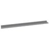 vidaXL Wall Shelf Set of 4 Grey MDF Wall Shelf Rectangular Modern