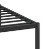 vidaXL Bed Frame Smoked Oak Engineered wood, steel Full Bed Frame