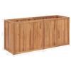 vidaXL Raised Bed Natural Teak Teak Wood 59.1x19.7x27.6 in